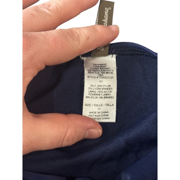 Tommy Bahama Pearl V-Neck One-Piece
Swimsuit - Picture 3 of 4